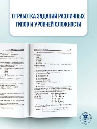 ОГЭ на 100 баллов. Химия. Справочник. Теория и практика - фото 6