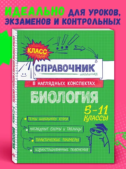 Биология. 5-11 классы. Справочник в наглядных конспектах - фото 4
