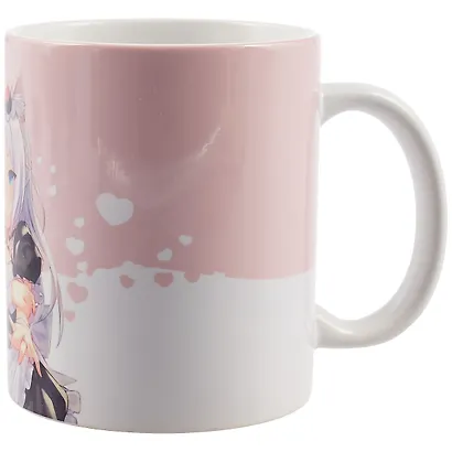 Кружка Аниме Девушка с ушками (Сёдзё) (керамика) (330мл) (коробка) - фото 3