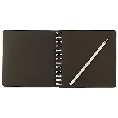 Скетчбук «My black sketchbook», 17.3 х 17.3 см, 100 листов - фото 2