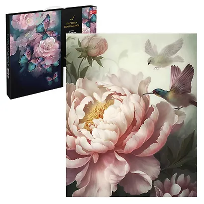 Картина по номерам "Розовый цветок" 40х50 см - фото 1