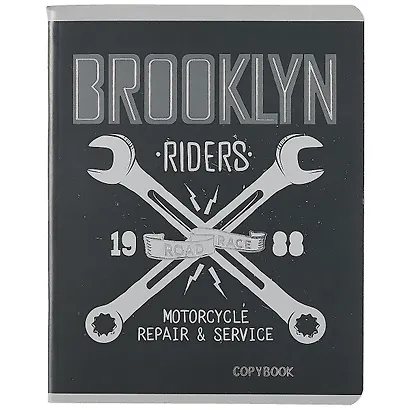 Тетрадь в клетку Listoff, "Мотоклуб", 96 листов, в ассортименте - фото 4