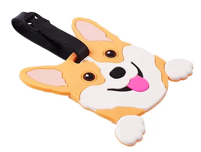 Багажная бирка на чемодан Корги (ПВХ) (9х9) (12-7348-Z1) - фото 2