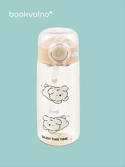 Бутылка Собачка Кawaii (пластик) (600 мл), Bookvalno - фото 2