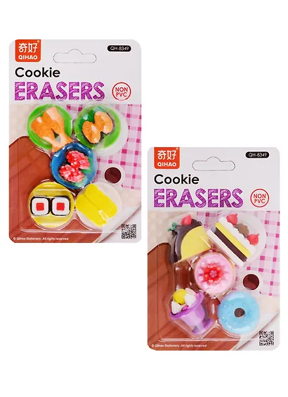 Набор ластиков «Cookie», 5 штук - фото 2