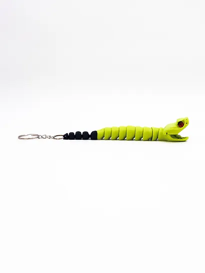 Брелок 3D Гремучка (41007999) (15х3) - фото 4