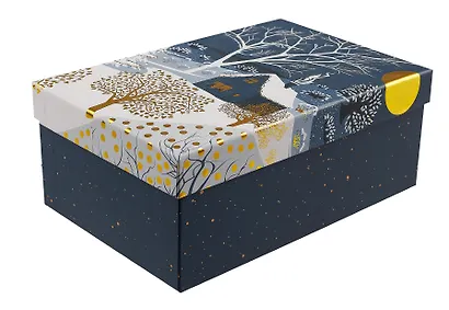 Коробка подарочная "Зимний вечер" 21*14*8,5см, Новый год, картон - фото 4