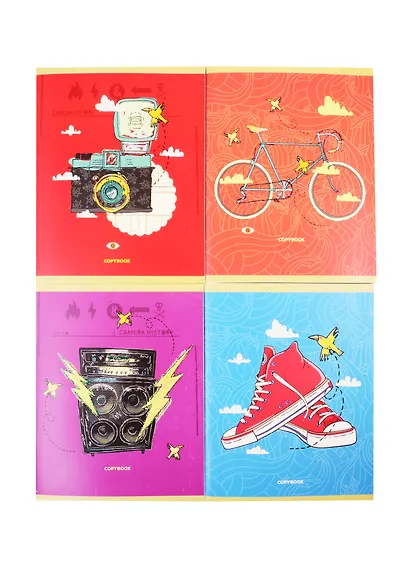 Тетрадь в клетку Listoff, Life Style, 96 листов, в ассортименте - фото 4