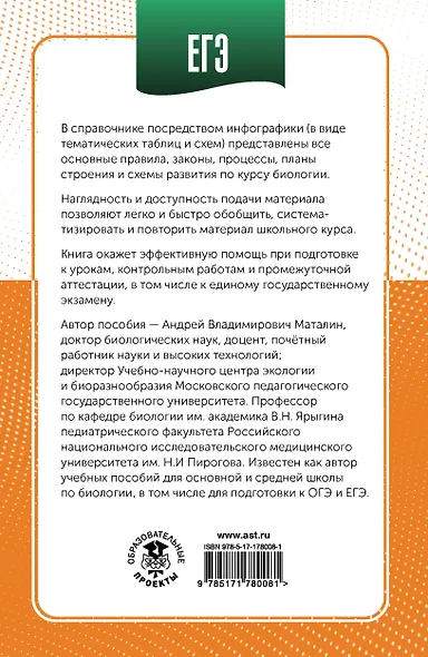 ЕГЭ. Биология в инфографике - фото 2