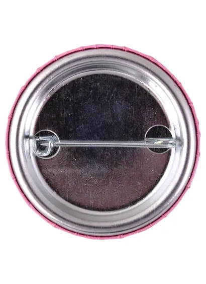 Значок круглый Good Luck (розовый) (металл) (38см) (ЗН2021-007) - фото 3