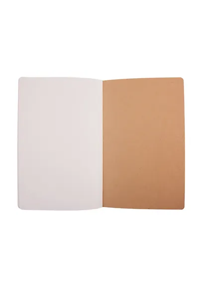 Скетчбук А5 80л Trendy kraft" 100г/м2, доп.листы крафт, тв. обложка, на резинке, Greenwich Line - фото 3