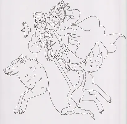 Комплект из 2 книг: Иван-царевич и серый волк. Русская народная сказка + раскраска - фото 5