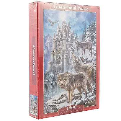 Пазл 1500 C-151141 Волки и замок (68х47см.) (коробка) - фото 2