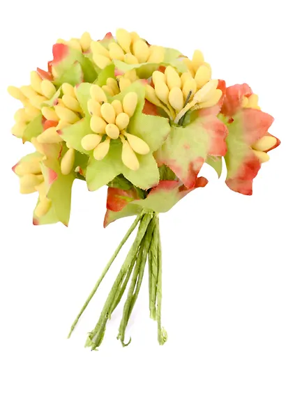 Цветы для декорирования "Паслен жасминовидный" (жёлтый) (10 шт) (9,5 см) - фото 1