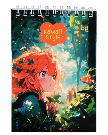 Блокнот А6 40л "Аниме" спираль - фото 5