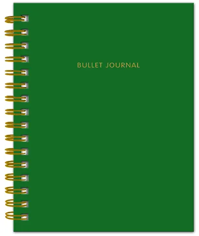 Bullet Journal в точку, 60 листов, изумрудный - фото 2