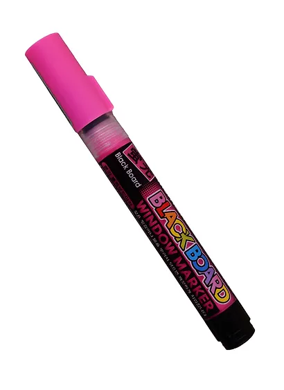 Маркер меловой MunHwa, Black Board Marker, розовый 3 мм - фото 2