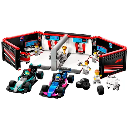LEGO City: Гараж F1 и машины Mercedes-AMG и Alpine, 678 деталей (60444) - фото 6