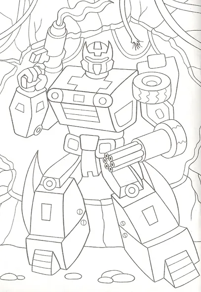 РАСКРАСКА А5 эконом. РОБОТЫ - фото 4