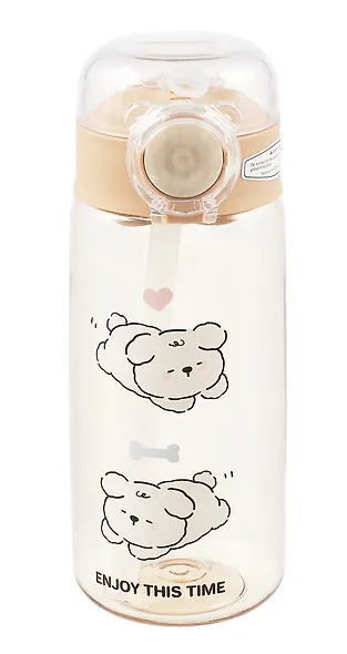 Бутылка Собачка Кawaii (пластик) (600 мл), Bookvalno - фото 5