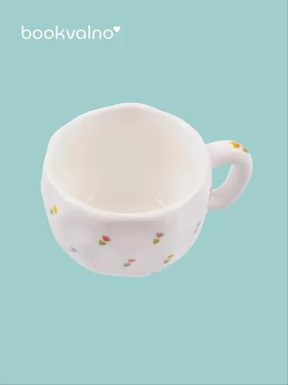 Кружка Цветочки (керамика) (320мл) (12-16187-202505-B13) - фото 3