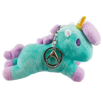 Брелок Единорог лежит (13 см) (текстиль) (12-01435-456) - фото 1