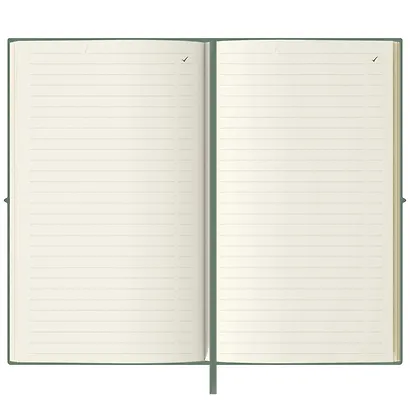 Ежедневник недат. А6 120л "Снейк" бирюзовый, иск.кожа, тв.переплет, тиснение фольгой, офсет, ляссе - фото 2