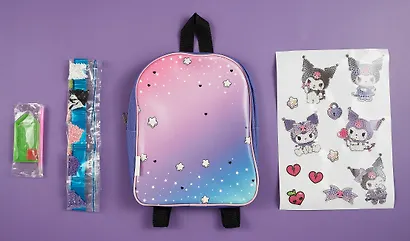 Kuromi. Набор для творчества. Рюкзак для декорирования алмазными стикерами - фото 3