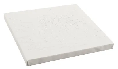 Картина по номерам детская Lori Мир пикселей "Пиксельный наездник", холст на подрамнике 20х20 см - фото 4