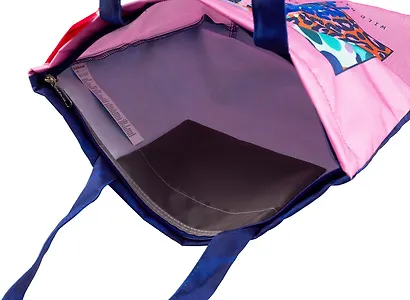 Сумка-шоппер на молнии "Tropical" 1отд., 39*38*12см, Erich Krause - фото 8