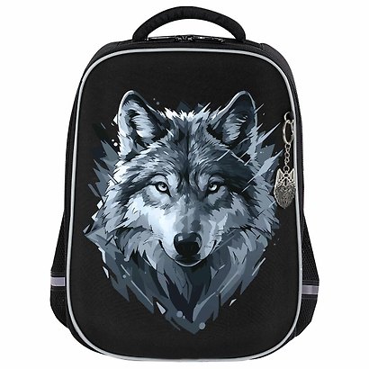 Ранец «Gray wolf», с брелоком, 1 отделение, 35×26×13 см, ЭВА, Brauberg - фото 2