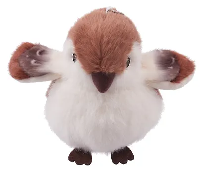 Брелок Птичка Воробей (плюш) (11см) (12-81018-202510-SPT-16) - фото 3