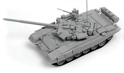 Сборная модель «Российский основной боевой танк Т-90», ZVEZDA (5020) - фото 5