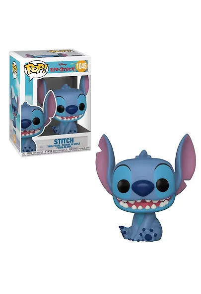 Фигурка Funko POP! Disney Lilo & Stitch Smiling Seated Stitch (1045) 55617 (Fun25491123) - фото 1