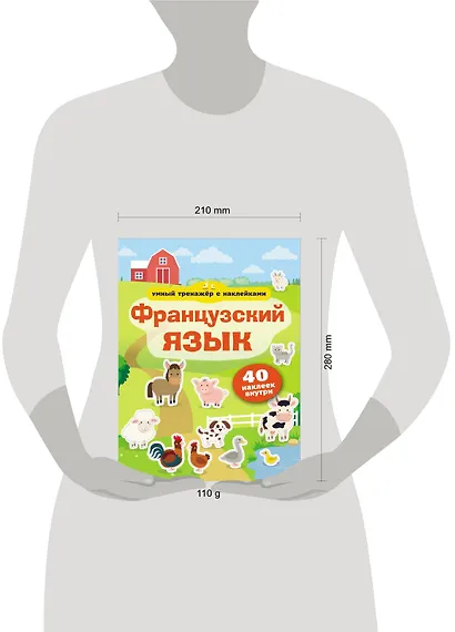 Французский язык. Умный тренажёр с наклейками - фото 3
