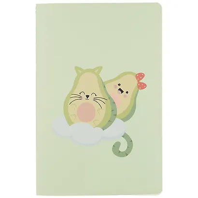 Тетрадь в клетку Kairui, Lovely avocados, 32 листа, в ассортименте - фото 1