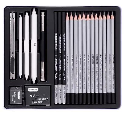 Набор для скетчинга 22пр ACMELIAE , мет.кор. - фото 3