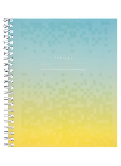 Тетрадь в клетку Listoff, "Нежные градиенты", 80 листов, в ассортименте - фото 1