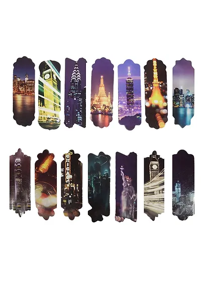 Закладки бумажные Ночной город (004157) - фото 1