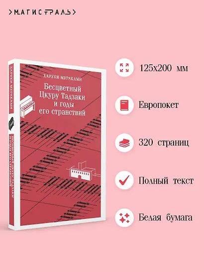 Бесцветный Цкуру Тадзаки и годы его странствий - фото 1