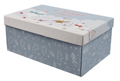 Коробка подарочная "Новогодние каникулы" 26*17*11см, Новый год, картон - фото 2