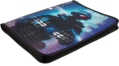 Папка для тетрадей A4+ "Cyber Game" молния с трех сторон, пластик, Erich Krause - фото 4