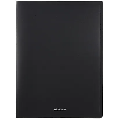 Папка 10ф А4 "Matt Classic" пластик, черный, Erich Krause - фото 1