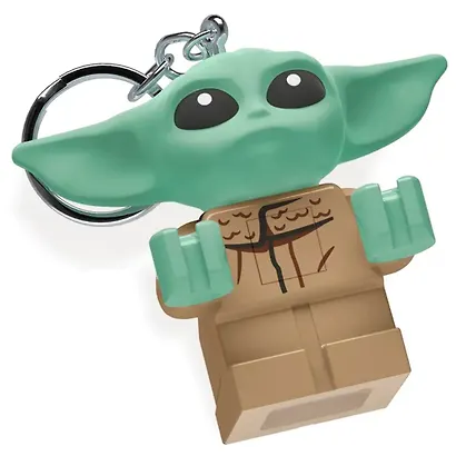 LGL-KE179AH Брелок-фонарик для ключей LEGO Star Wars - Малыш Грогу Мандалорец (The Mandalorian Grogu), возраст 6+ - фото 4