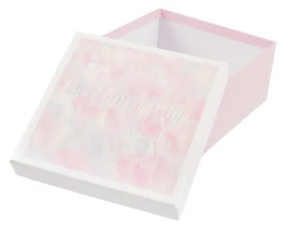 Коробка подарочная "Beautiful tulip" 18*18*7.5, картон - фото 3