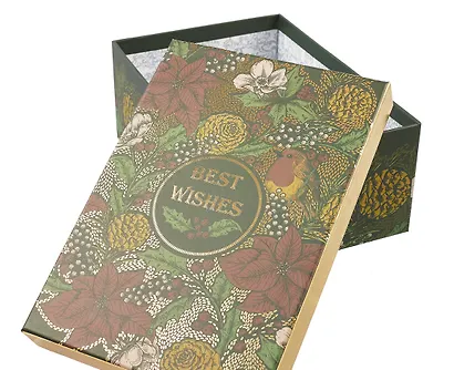 Коробка подарочная "Best wishes" 18*12*7, картон - фото 6