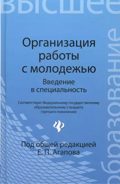 Организация работы с молодежью: введение в специальность: учебное пособие - фото 1