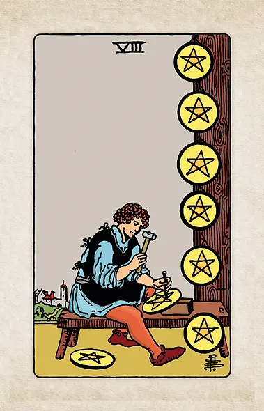 Таро Уэйта. Мини-колода (78 карт, 2 пустые и инструкция в коробке) - фото 8
