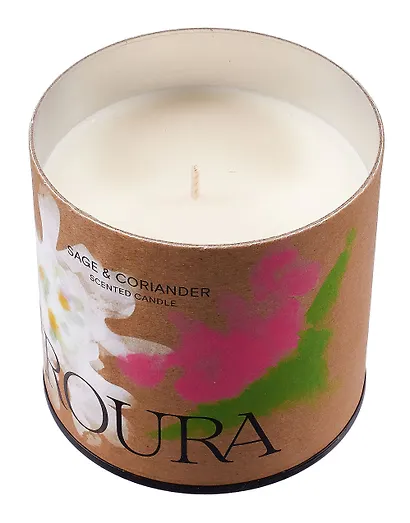 Свеча ароматическая в тубусе Шалфей и Кориандр (9х9) (120г) - фото 2