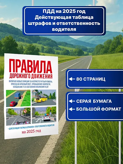 Правила дорожного движения на 2025 год. Действующая таблица штрафов и ответственность водителя - фото 4